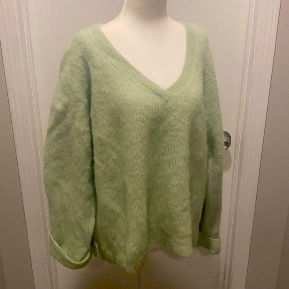 Mint green sweater